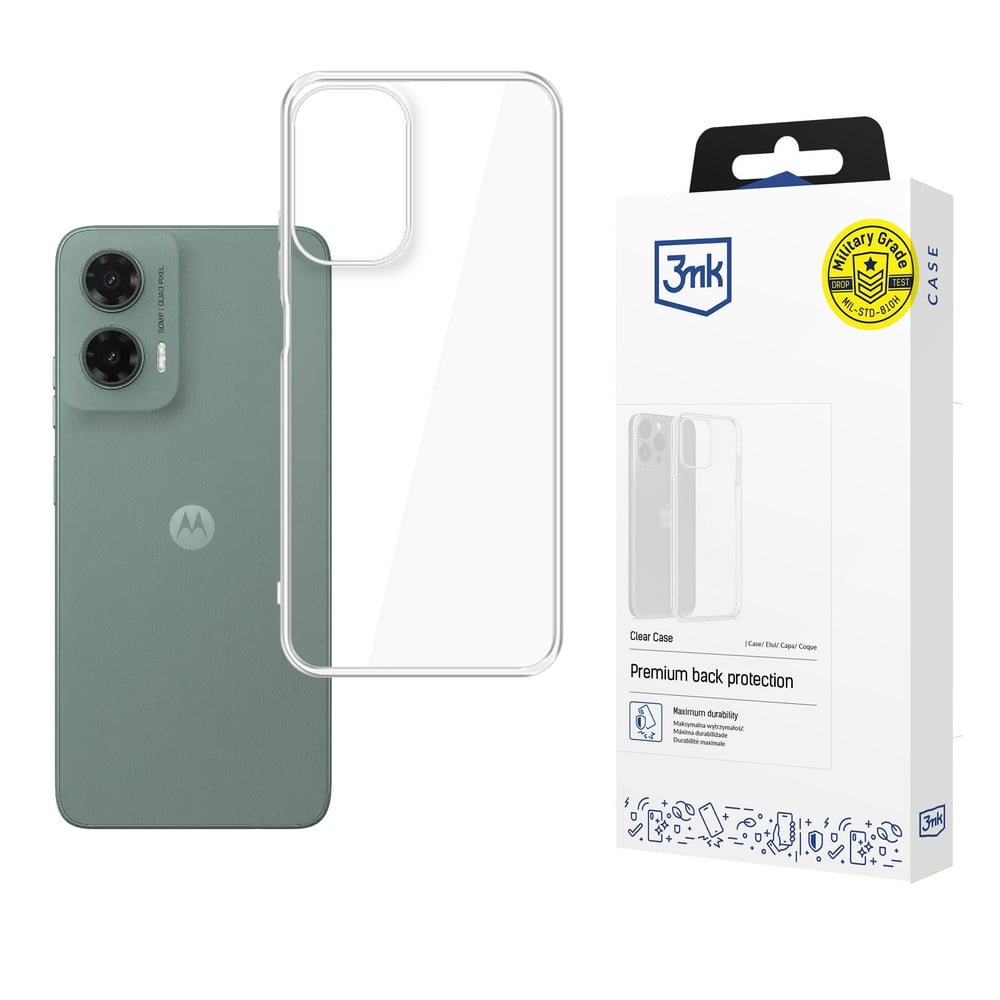 3MK Clear Case Back Cover Πλαστικό Διάφανο (Moto G35)