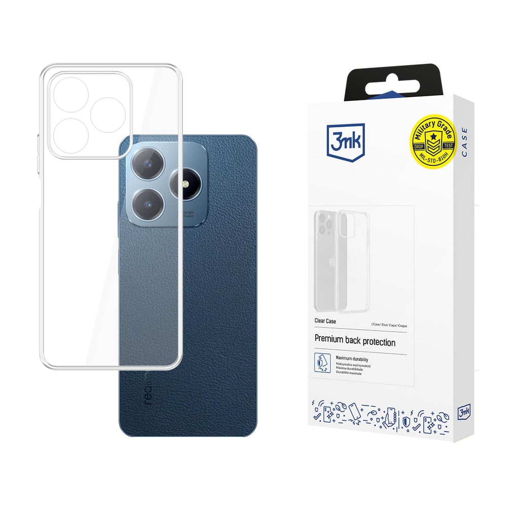 3MK Clear Back Cover Πλαστικό Διάφανο (Realme C63)