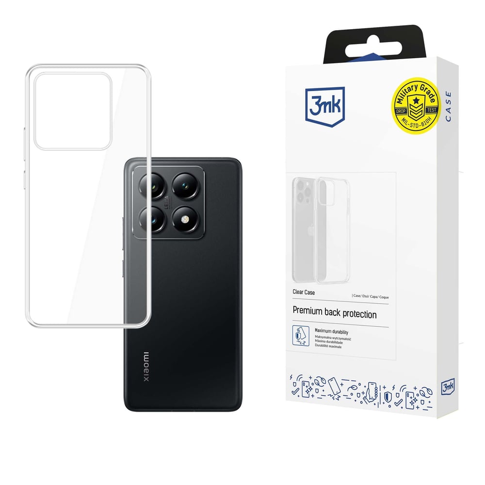 3MK Clear Back Cover Πλαστικό 1.2mm Διάφανο (Xiaomi 14T Pro - 3mk)