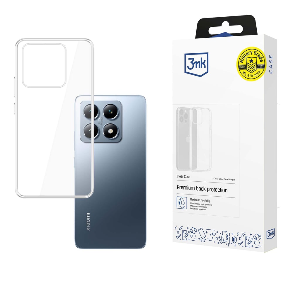3MK Clear Back Cover Πλαστικό 1.2mm Διάφανο (Xiaomi 14T - 3mk)