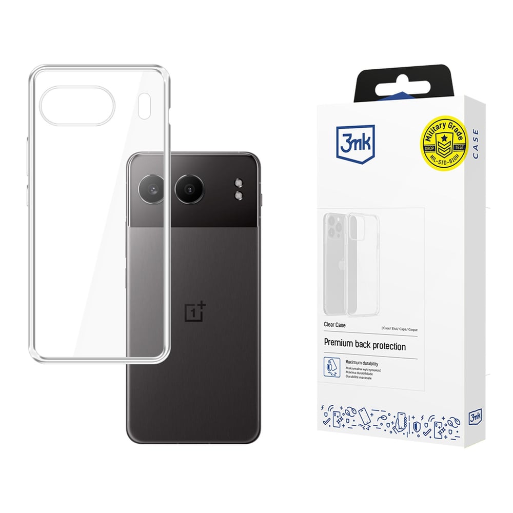 3MK Clear Back Cover Πλαστικό 1.2mm Διάφανο (OnePlus Nord)