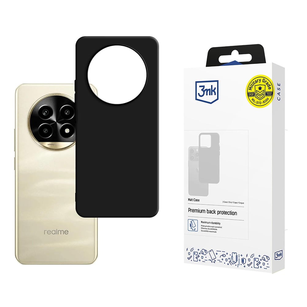 3MK Matt Case Back Cover Σιλικόνης Μαύρο (Xiaomi 13 Pro)