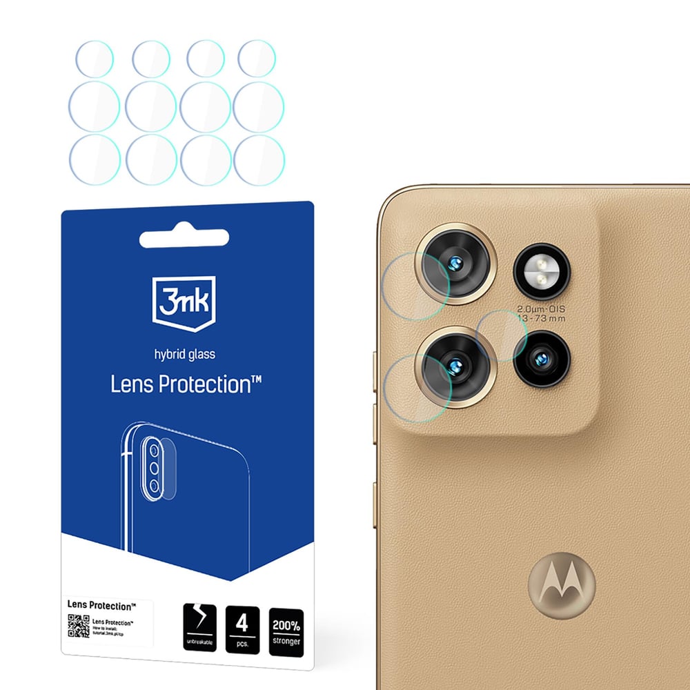 3MK Back Cover Tempered Glass 0.16mm Διάφανο (Motorola Edge 50 Neo)