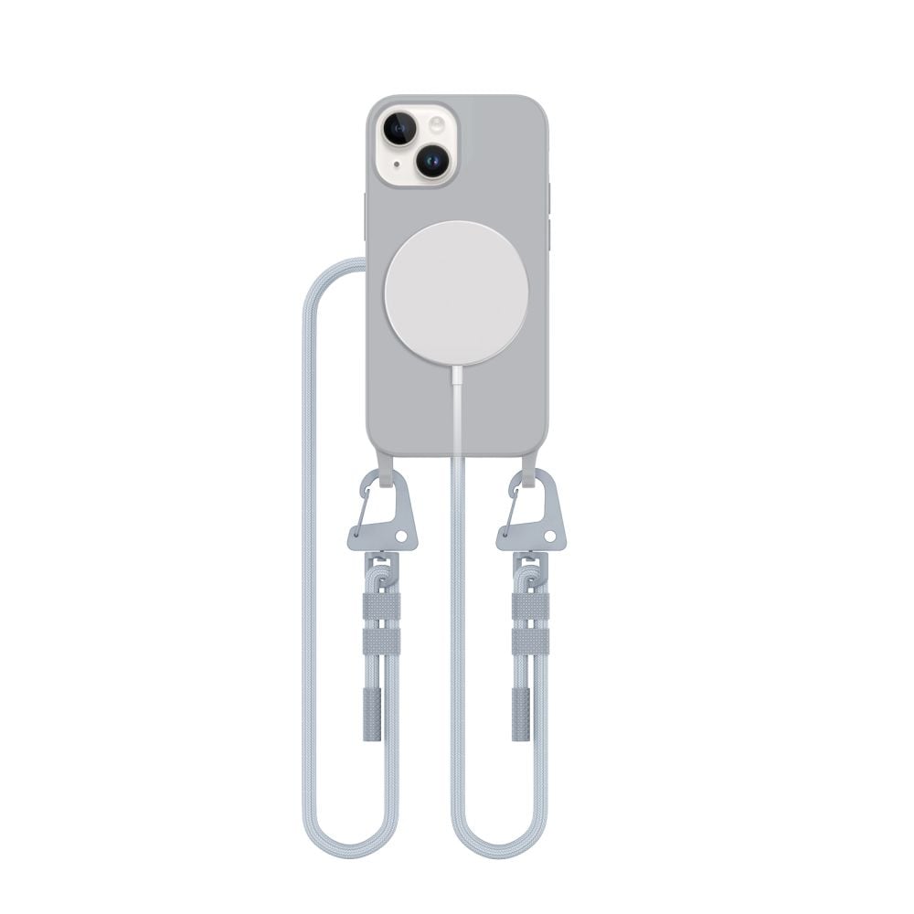 Tech-Protect Magnecklace Back Cover Σιλικόνης Γκρι (iPhone 13 mini)