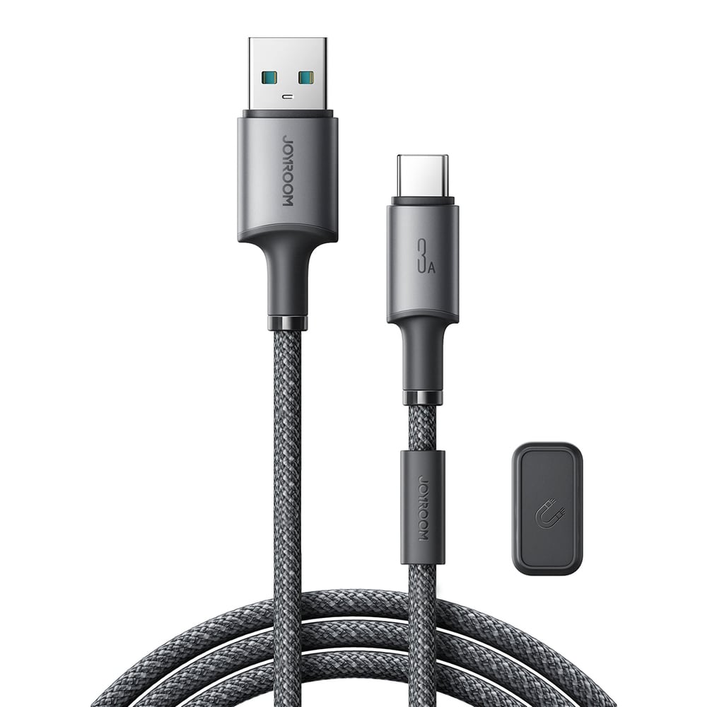 Joyroom S-A50 Unlimited Series Magnetic USB 2.0 Cable USB-C male - USB-C 60W PD Γκρι 1.2m