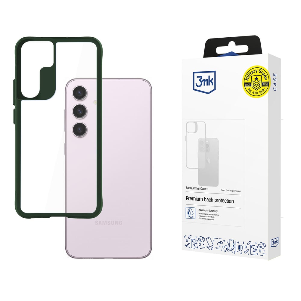 3MK Satin Armor Case+ Back Cover Πλαστικό Πράσινο (Galaxy S24)