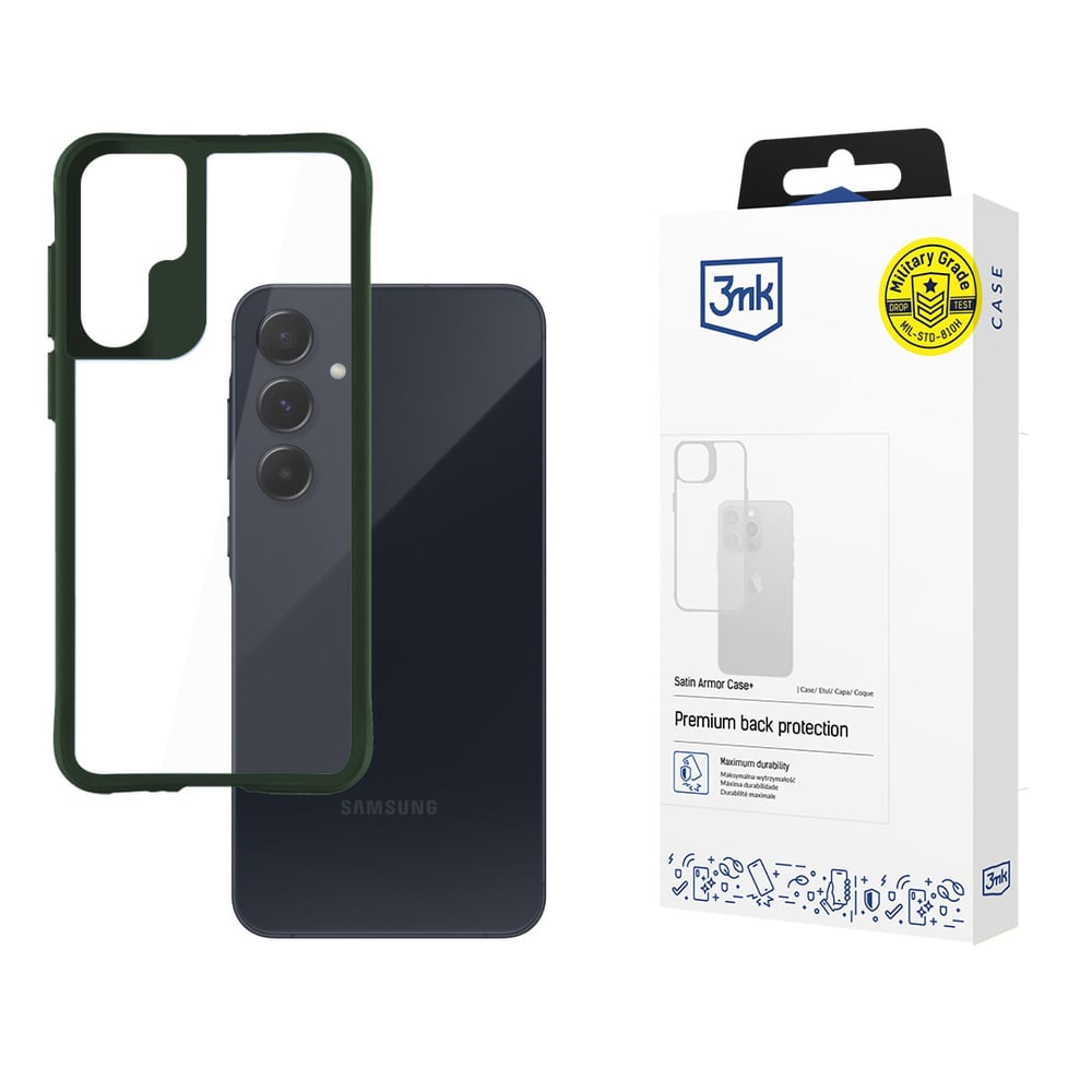 3MK Satin Armor Case+ Back Cover Πλαστικό Πράσινο (Galaxy A55)