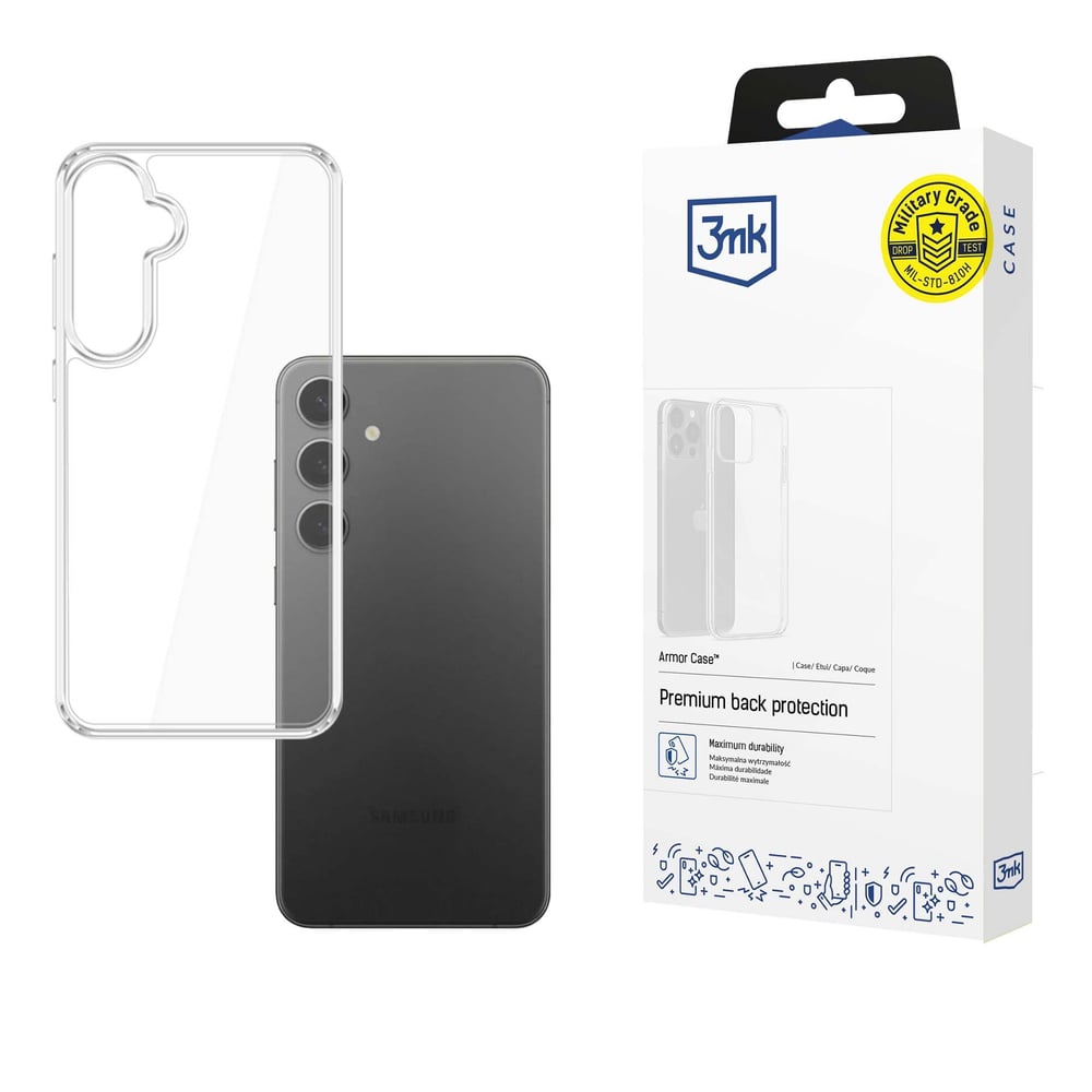 3MK Armor Back Cover Μεταλλικό Διάφανο (Samsung Galaxy S25)