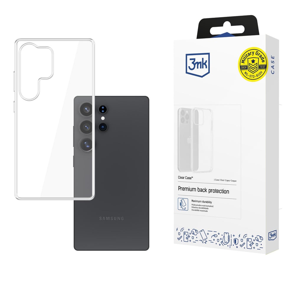 3MK Clear Back Cover Πλαστικό Διάφανο (Samsung Galaxy S25 Ultra)