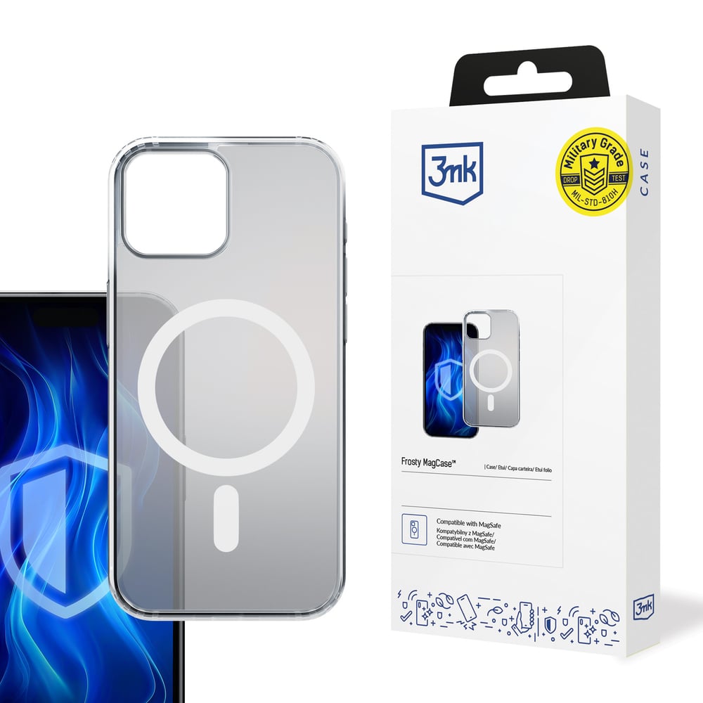 3MK Frosty Magcase Back Cover Λευκό (iPhone 14 Plus)