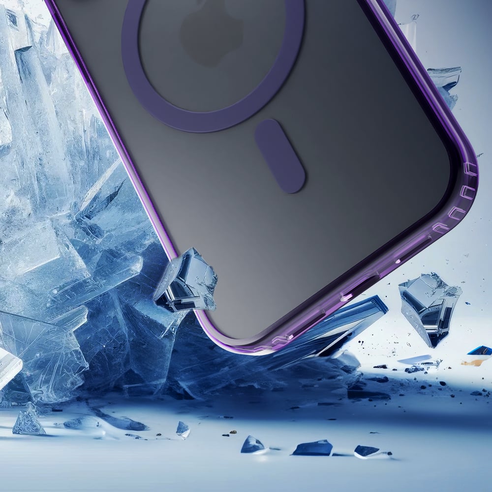 3MK Frosty Magcase Back Cover 2mm Μωβ (iPhone 15 Pro)