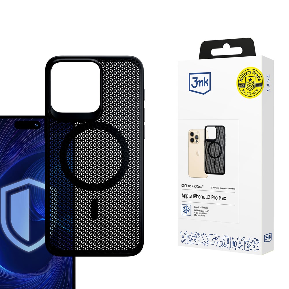 3MK Cooling Magcase Back Cover Πολύχρωμο (iPhone 13 Pro Max)