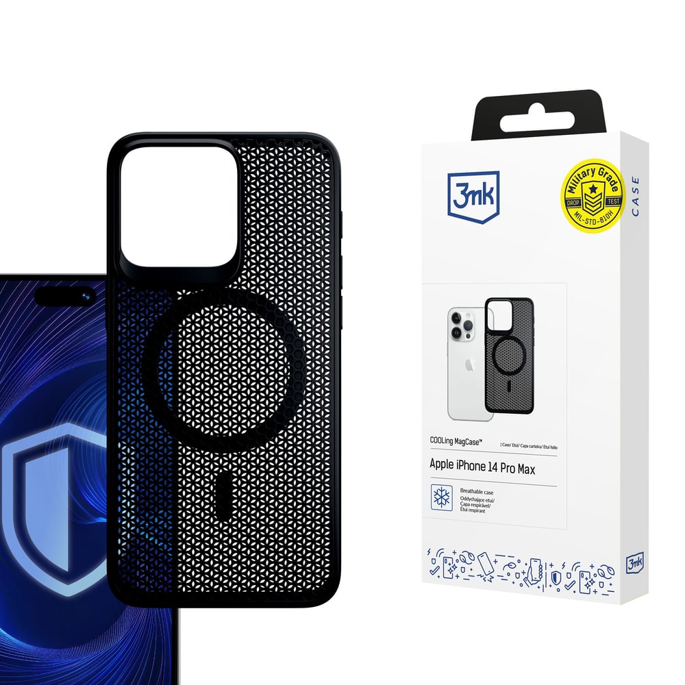 3MK Cooling Magcase Back Cover 2mm Πολύχρωμο (iPhone 14 Pro Max)