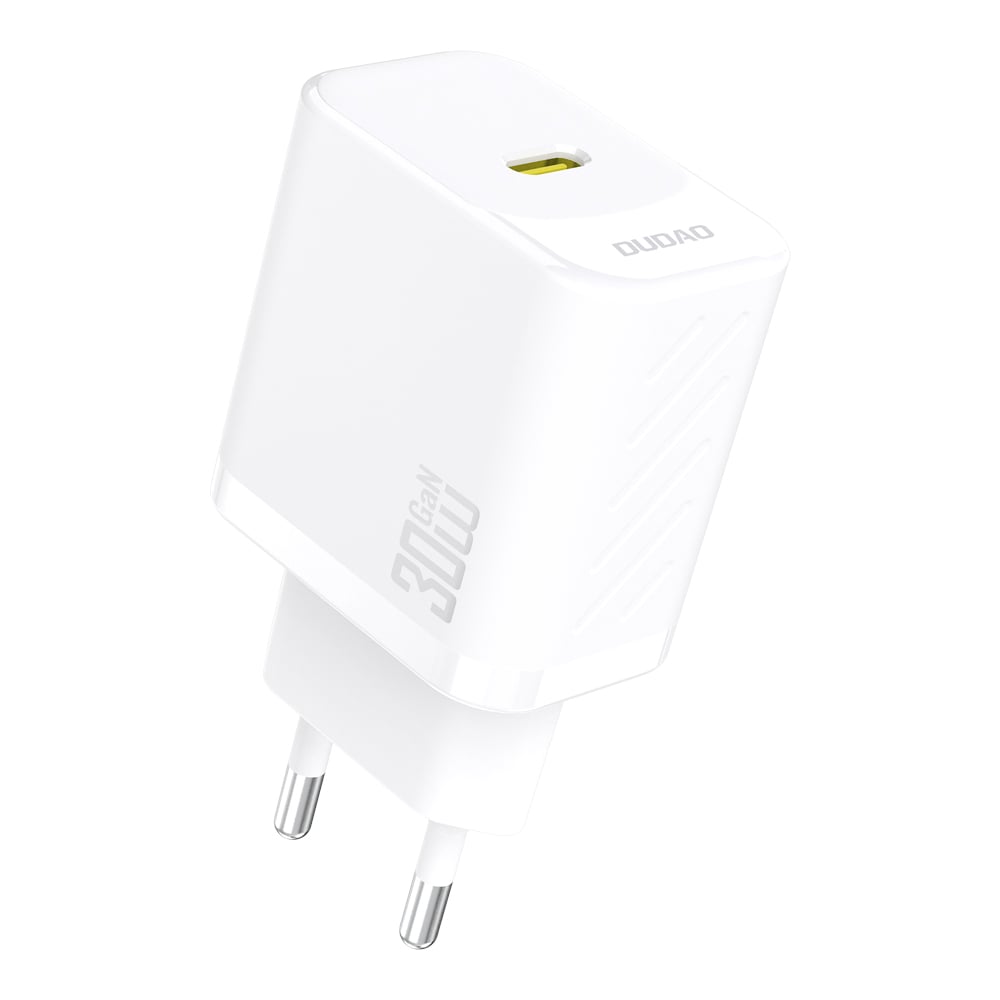 Dudao Φορτιστής Χωρίς Καλώδιο GaN με Θύρα USB-C 30W Power Delivery Λευκός (A27P)