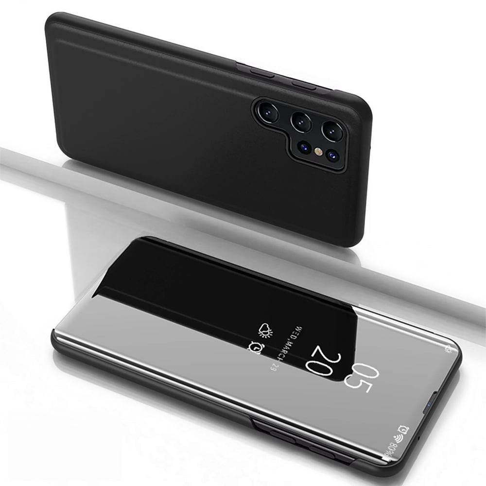 Hurtel Book Πλαστικό / Tempered Glass Μαύρο (Galaxy S25 Ultra)