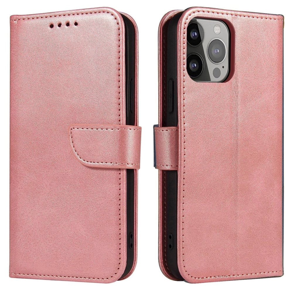 Hurtel Magnet Book Σιλικόνης Ροζ (Galaxy S24 FE)