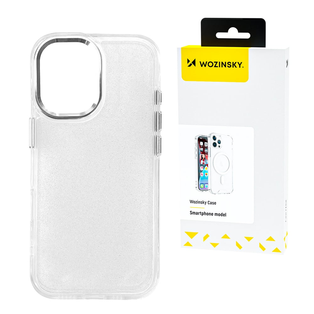 Wozinsky Glitter Back Cover Σιλικόνης Διάφανο (Galaxy S25 Ultra)