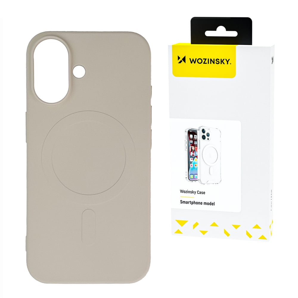 Wozinsky Silicone Case Magsafe Magnetic Back Cover Σιλικόνης Μπεζ (Galaxy S25 Ultra)