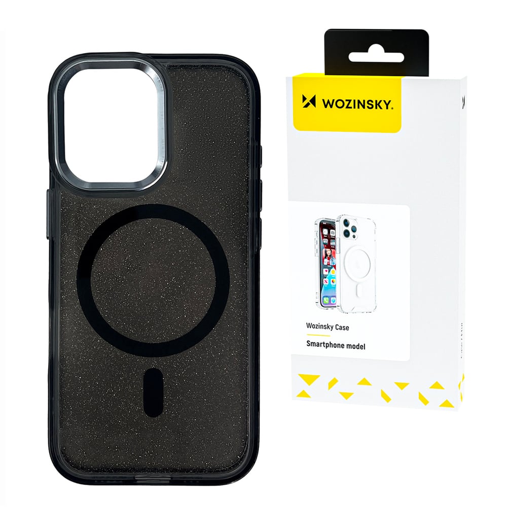 Wozinsky Glitter Back Cover Πλαστικό Μαύρο (Galaxy S25+)