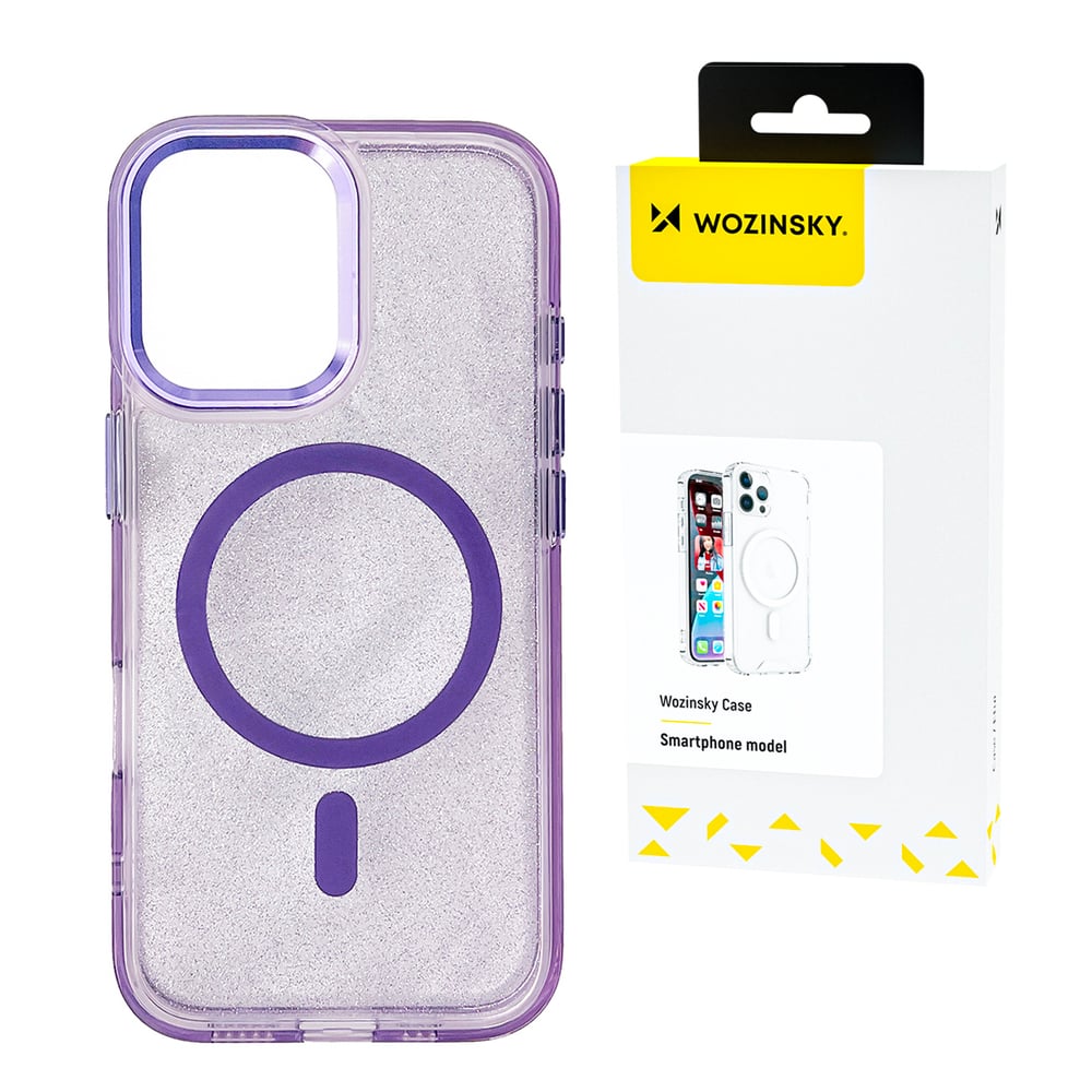 Wozinsky Glitter Back Cover Σιλικόνης / Πλαστικό Μωβ (Galaxy S25+)