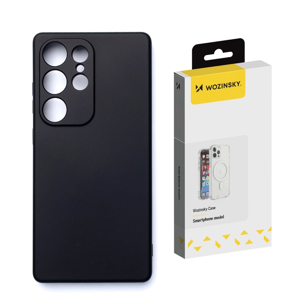 Wozinsky Soft Back Cover Σιλικόνης Μαύρο (Galaxy S25+)