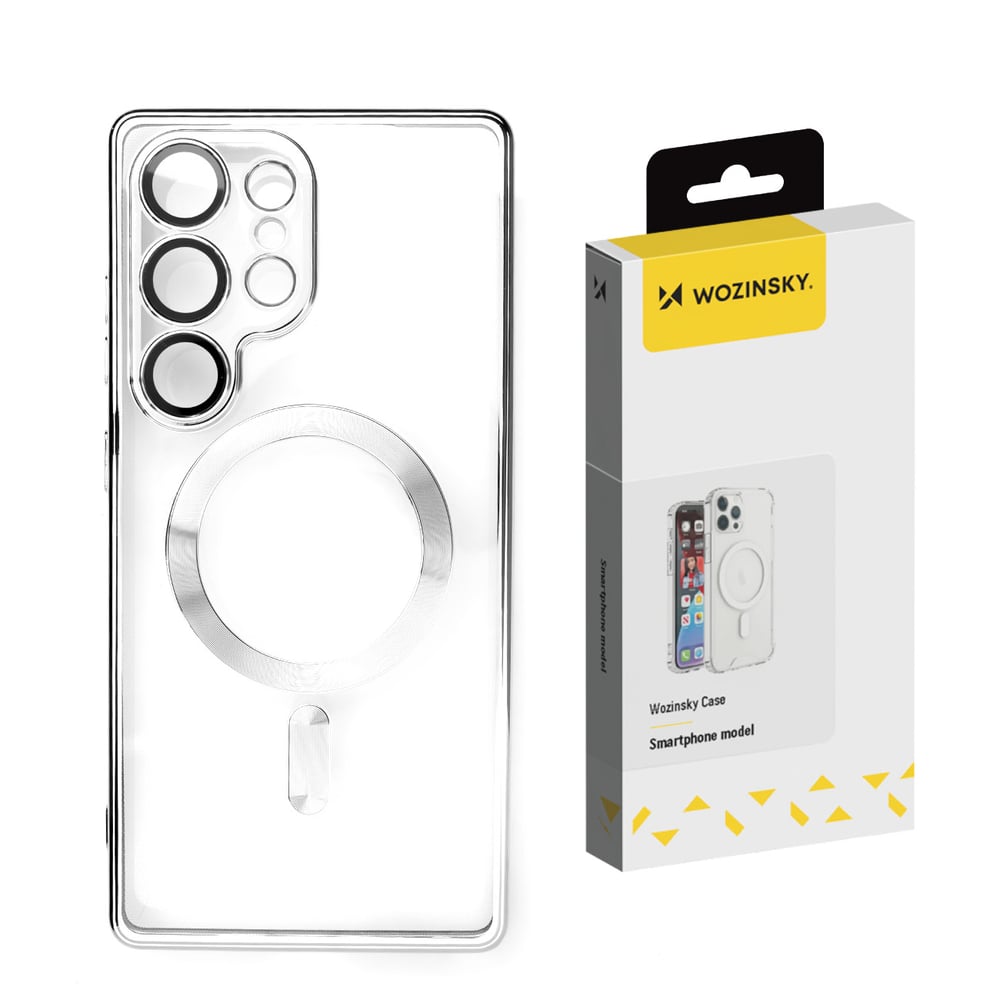 Wozinsky Electroplated Back Cover Σιλικόνης Ασημί (Galaxy S25+)
