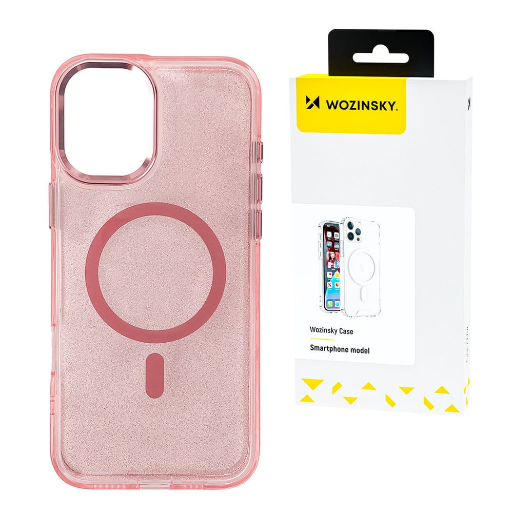 Wozinsky Glitter Back Cover Σιλικόνης / Πλαστικό Ροζ (Galaxy S25)