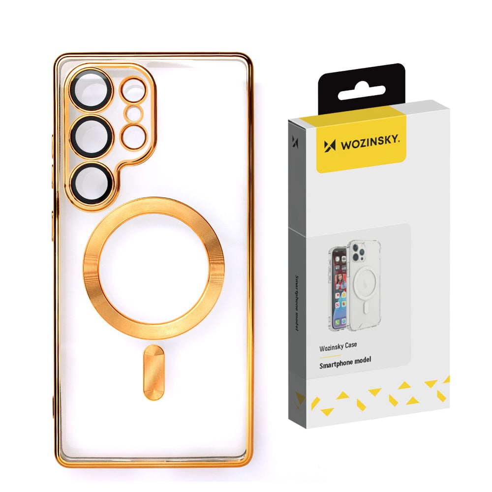 Wozinsky Electroplated Back Cover Σιλικόνης Χρυσό (Galaxy S24 FE)