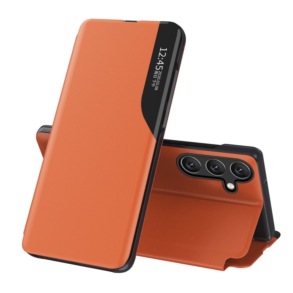 Hurtel Book Δερματίνης / Δερμάτινο Πορτοκαλί (Samsung Galaxy A26)