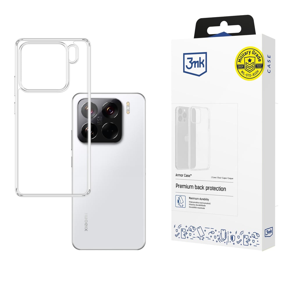 3MK Armor Back Cover Μεταλλικό 1.5mm Διάφανο (Xiaomi 15)