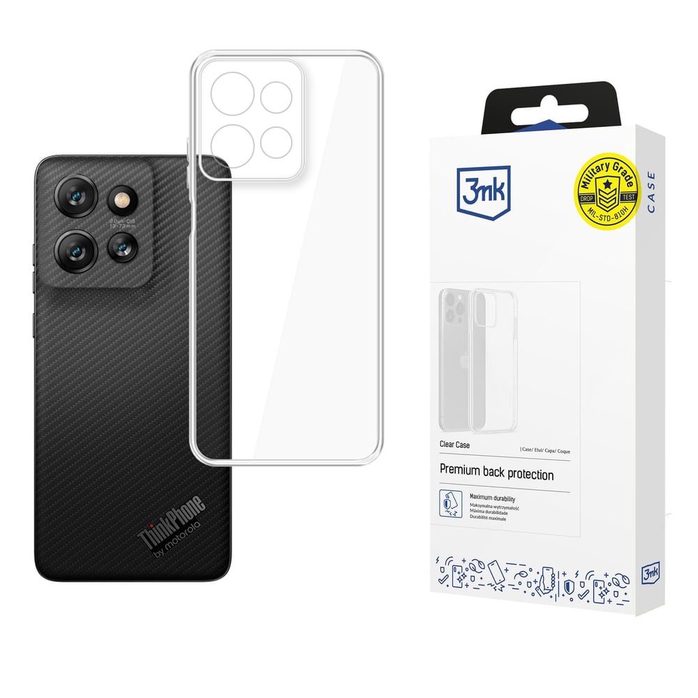 3MK Clear Back Cover Πλαστικό Διάφανο (Motorola ThinkPhone)