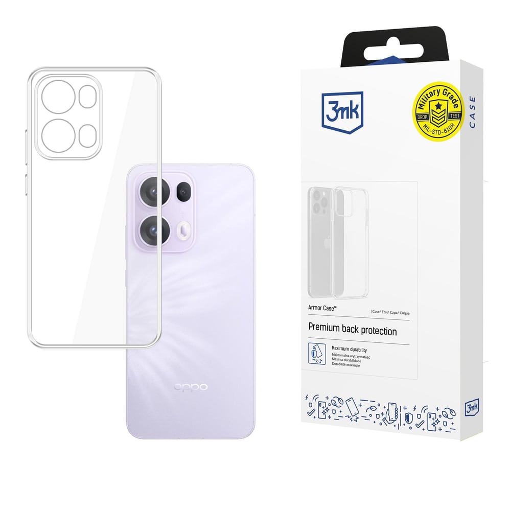 3MK Clear Back Cover Πλαστικό Διάφανο (Oppo Reno 13 Pro)