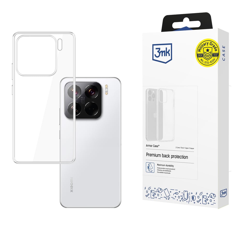 3MK Clear Back Cover Πλαστικό 1.2mm Διάφανο (Xiaomi 15)