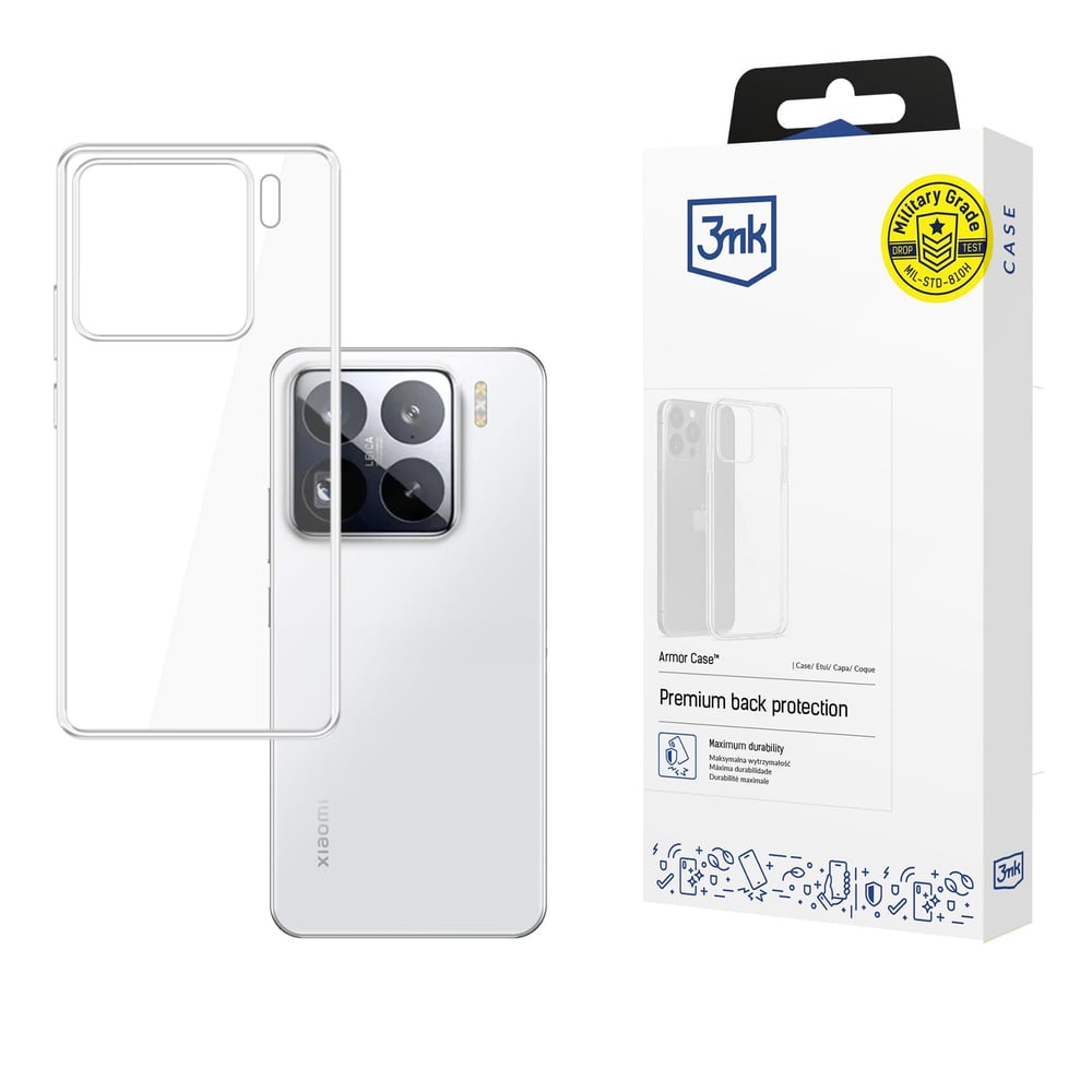 3MK Clear Back Cover Πλαστικό 1.2mm Διάφανο (Xiaomi 15 Pro)
