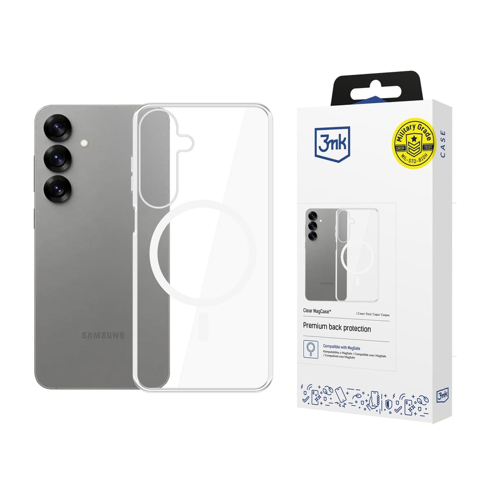 3MK Clear Back Cover Πλαστικό 1.5mm Διάφανο (Samsung Galaxy S25+)