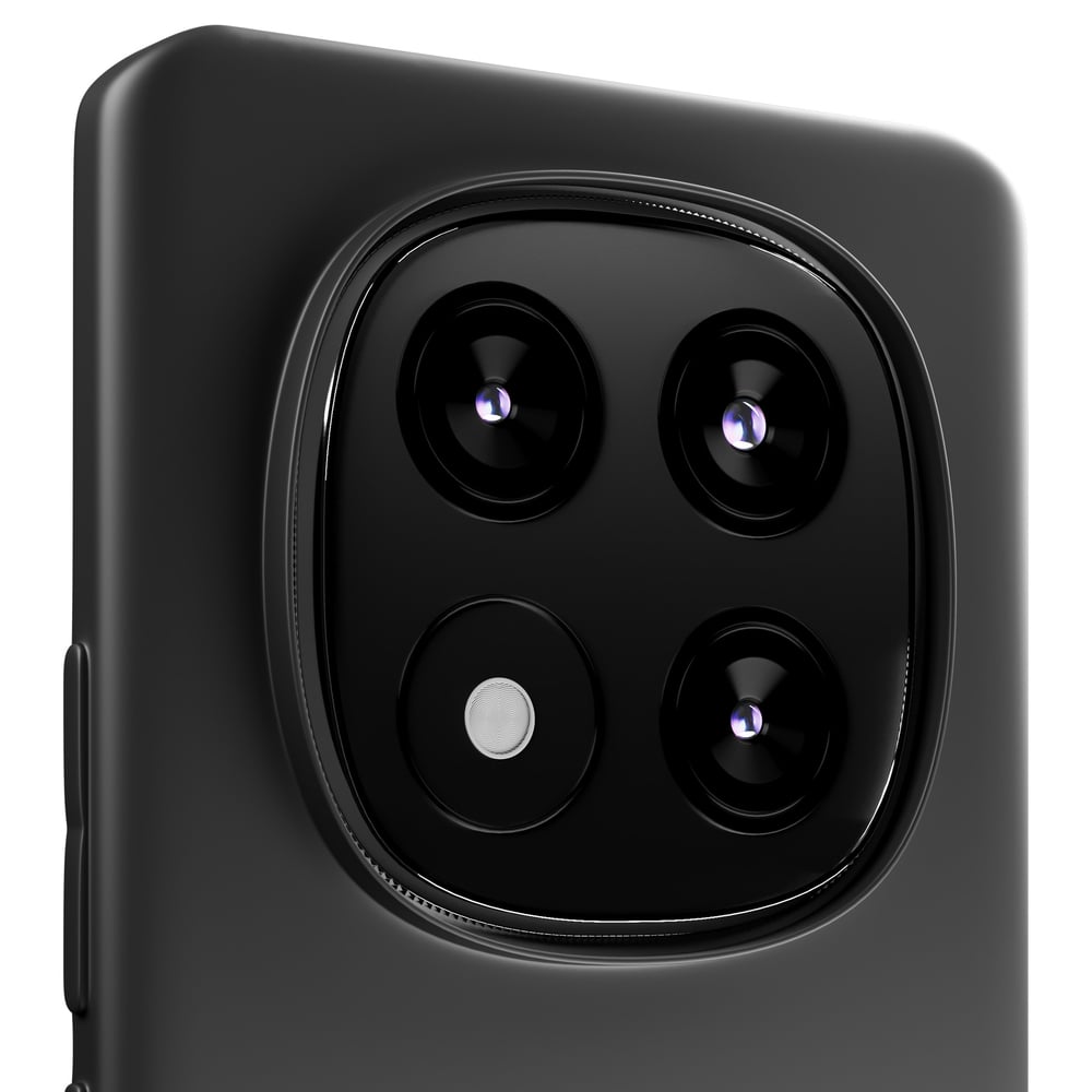 3MK Matt Back Cover Σιλικόνης Μαύρο (Redmi Note 14 Pro 4G)