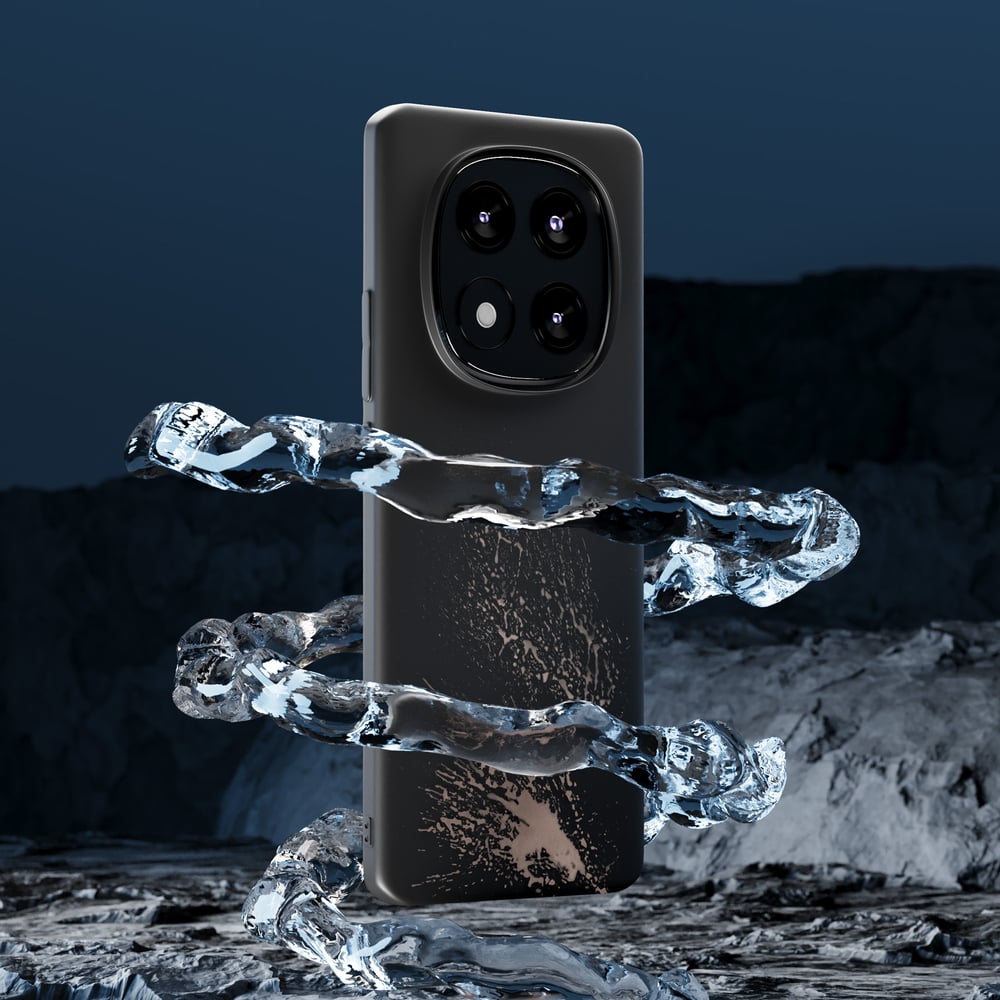 3MK Matt Back Cover Σιλικόνης Μαύρο (Redmi Note 14 Pro+)