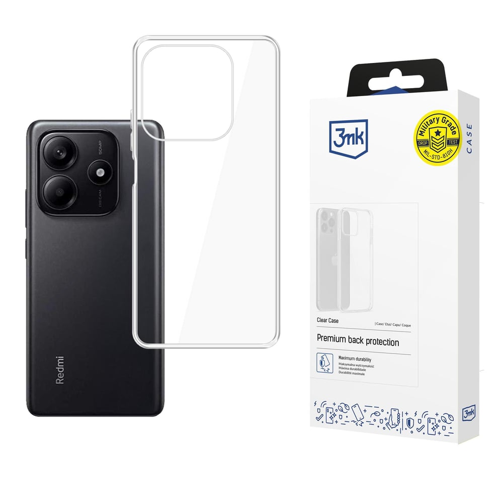3MK Clear Back Cover Πλαστικό 1.2mm Διάφανο (Redmi Note 14 5G)