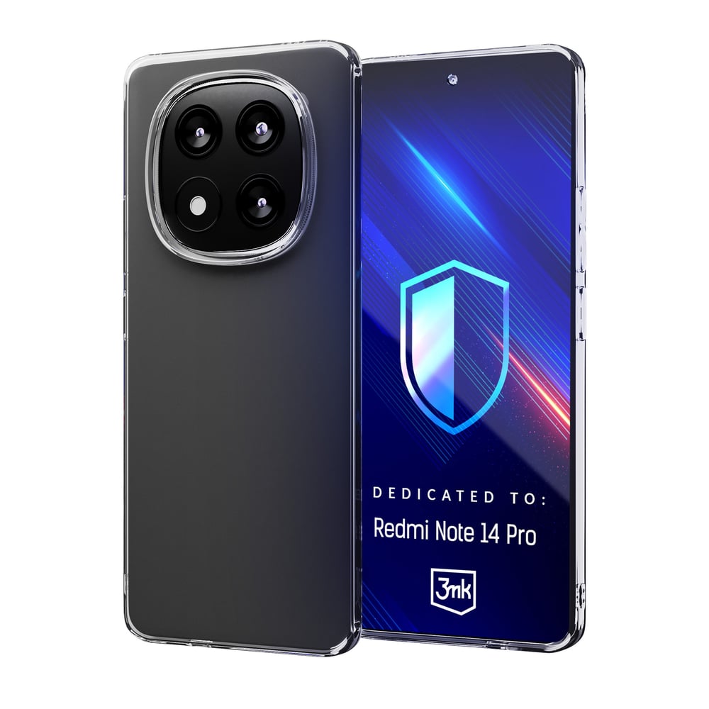 3MK Clear Back Cover Πλαστικό Διάφανο (Redmi Note 14 Pro 4G)