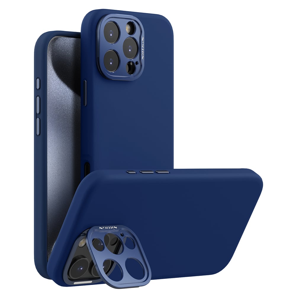 Nillkin Lens Wing Magnetic Back Cover Μεταλλικό Μπλε (iPhone 16 Pro Max)
