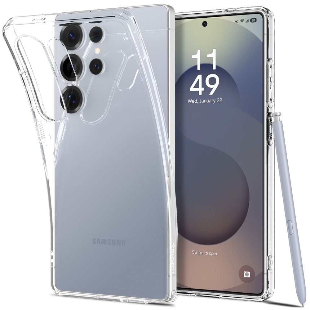 Spigen Liquid Crystal Back Cover Σιλικόνης 0.3mm Διάφανο (Galaxy S25 Ultra)