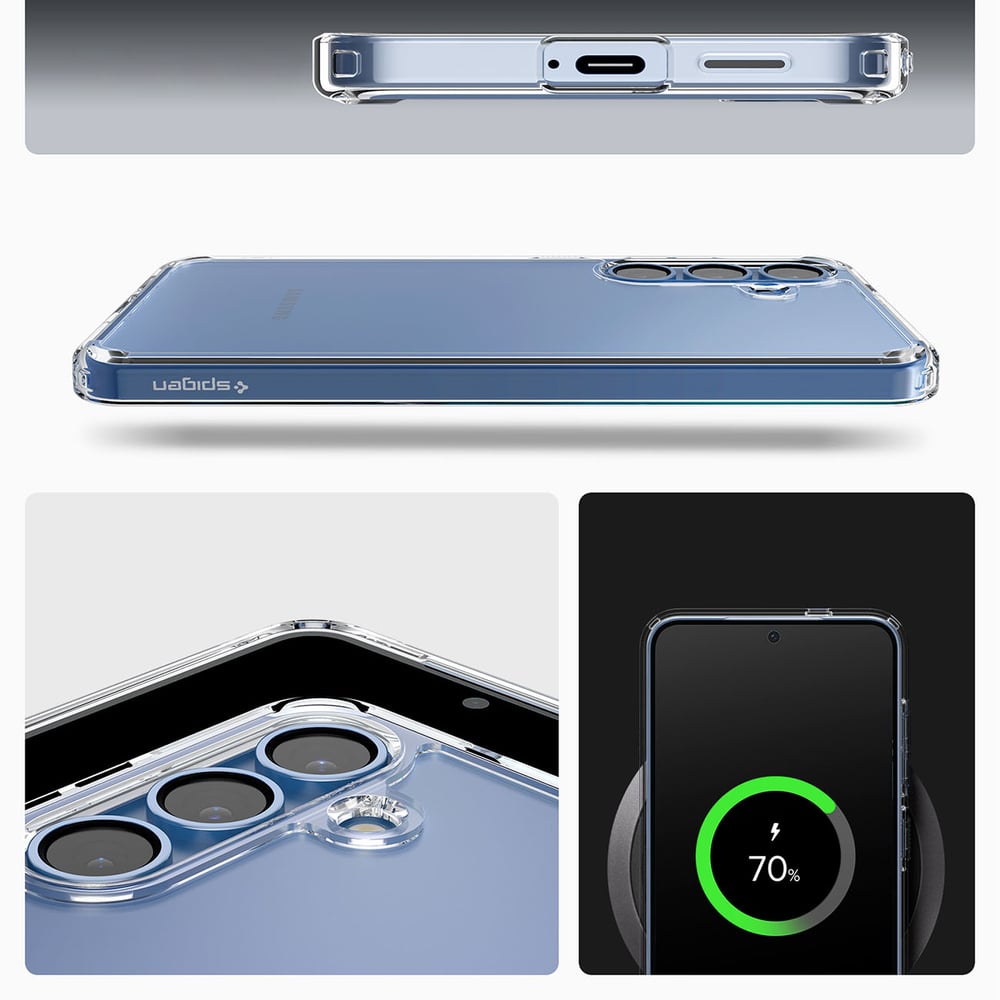 Spigen Ultra Hybrid Back Cover Σιλικόνης / Πλαστικό 1.2mm Διάφανο (Galaxy S25)