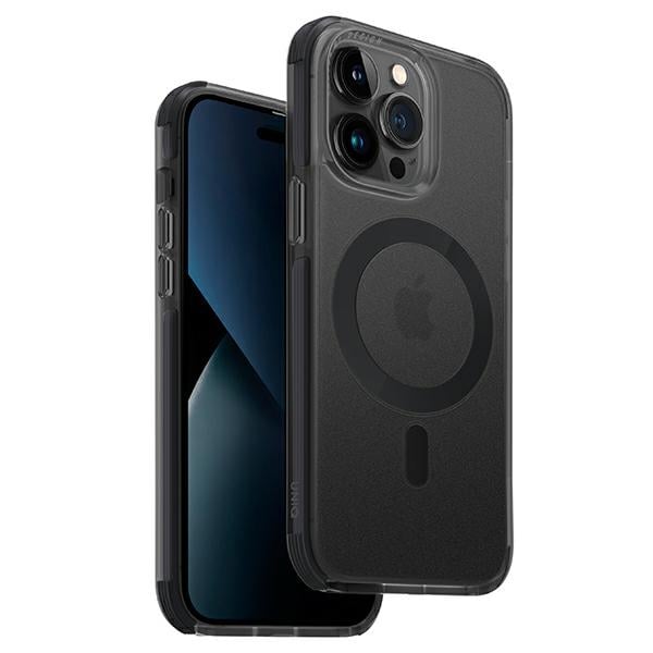 Uniq Combat Magclick Back Cover Πλαστικό Charcoal (iPhone 14 Pro Max)