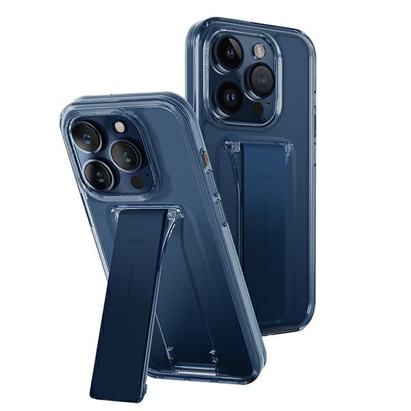 Uniq Heldro Mount Back Cover Σιλικόνης / Πλαστικό Μαγνητικό Μπλε (iPhone 15 Pro)