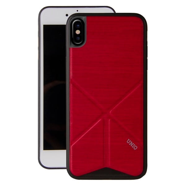 Uniq Transforma Ligne Back Cover Πλαστικό Κόκκινο (iPhone X / Xs)