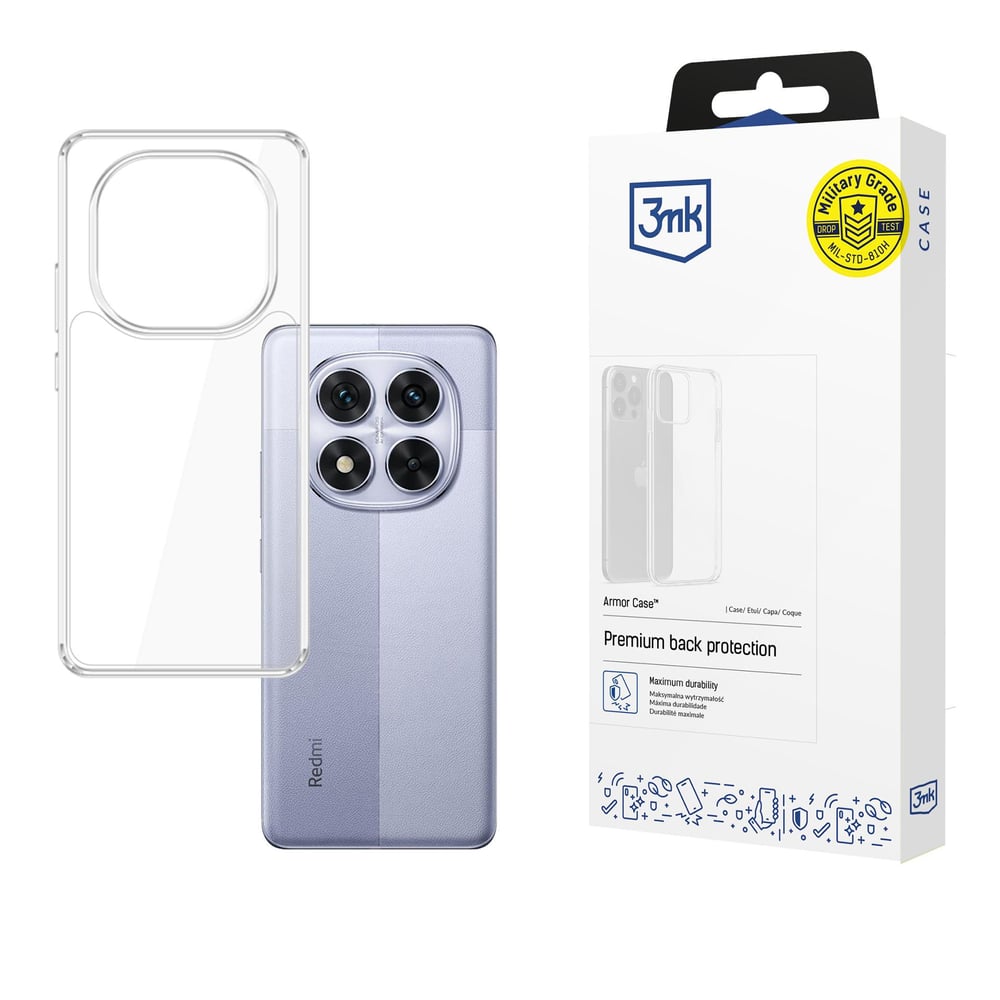 3MK Armor Back Cover Μεταλλικό 1.5mm Πολύχρωμο (Redmi Note 14 Pro+)