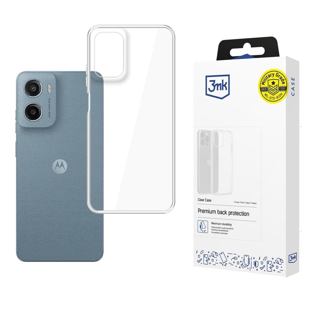 3MK Clear Back Cover Πλαστικό Διάφανο (Motorola Moto G05 - 3mk)
