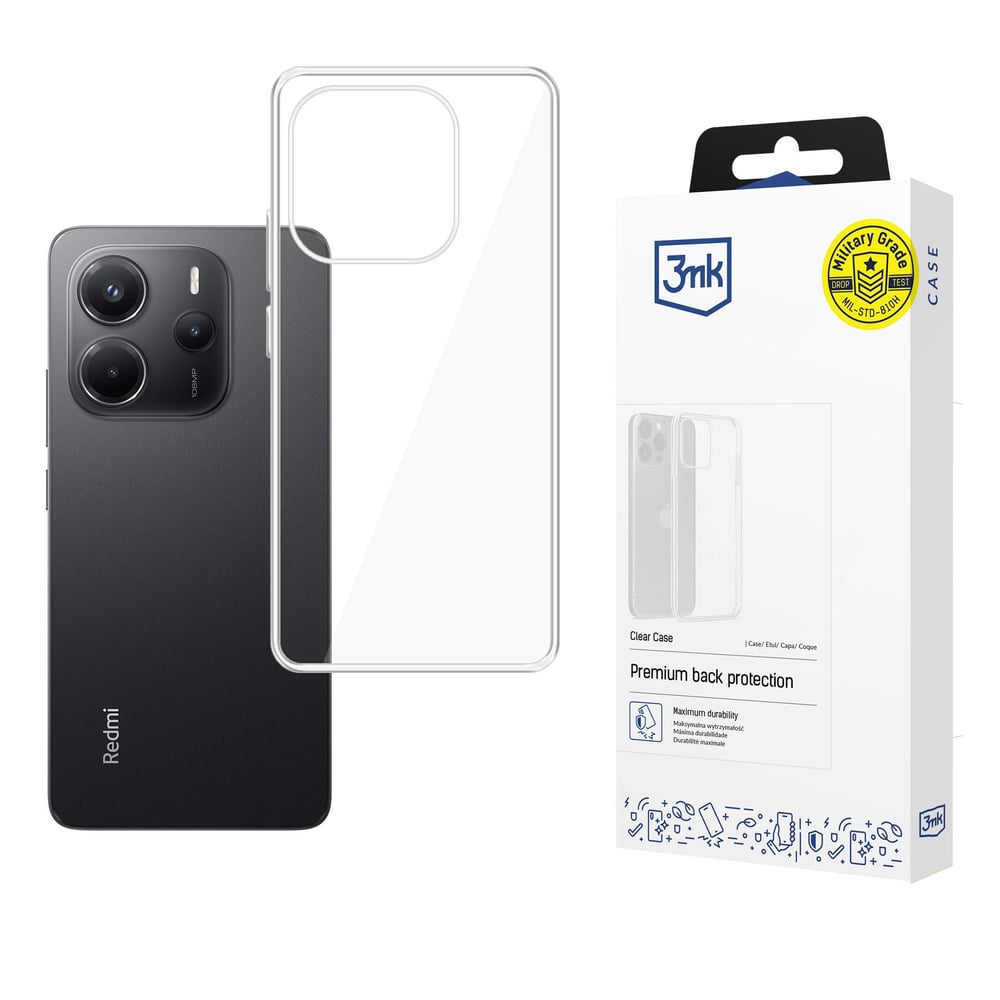 3MK Clear Back Cover Πλαστικό 1.2mm Διάφανο (Redmi Note 14 4G)
