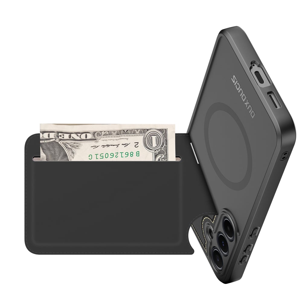 Dux Ducis Rafi Ii Wallet Δερμάτινο / Δερματίνης Μαύρο (Galaxy S25)