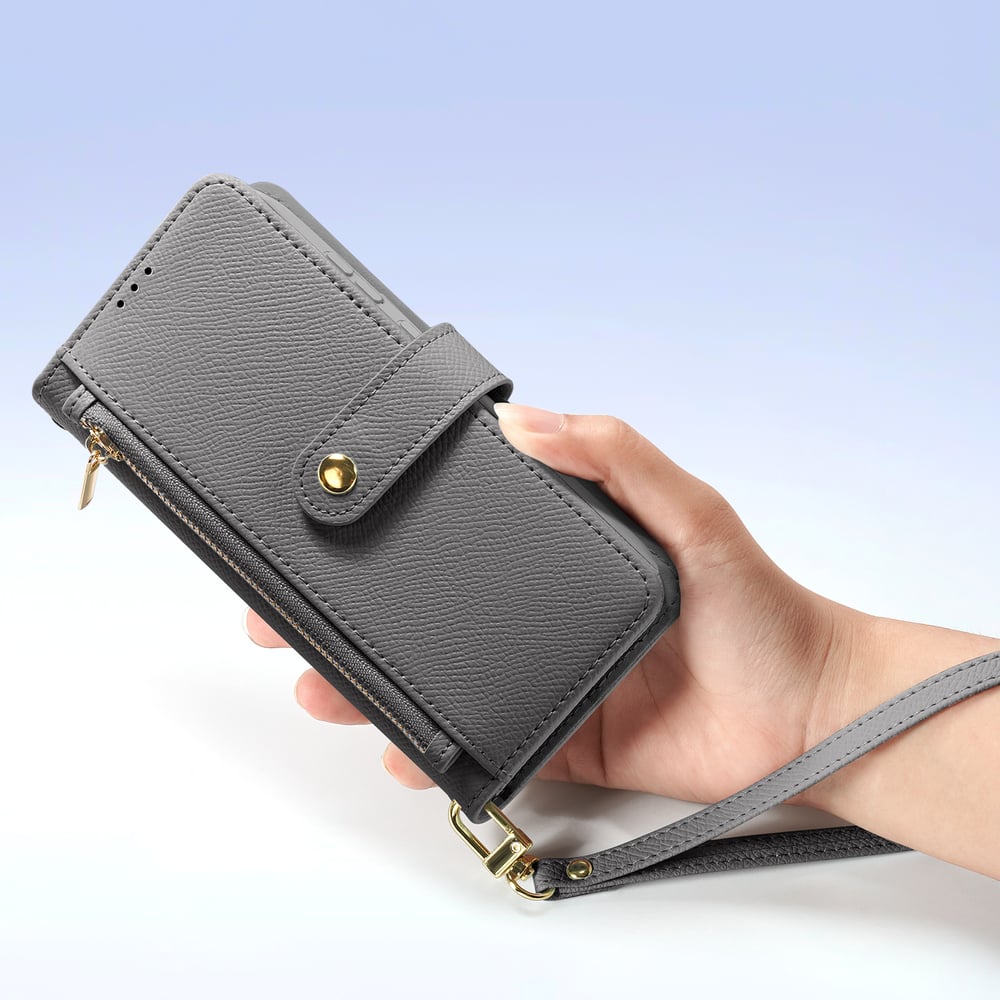 Dux Ducis Wallet Δερμάτινο Γκρι (Galaxy S25+)